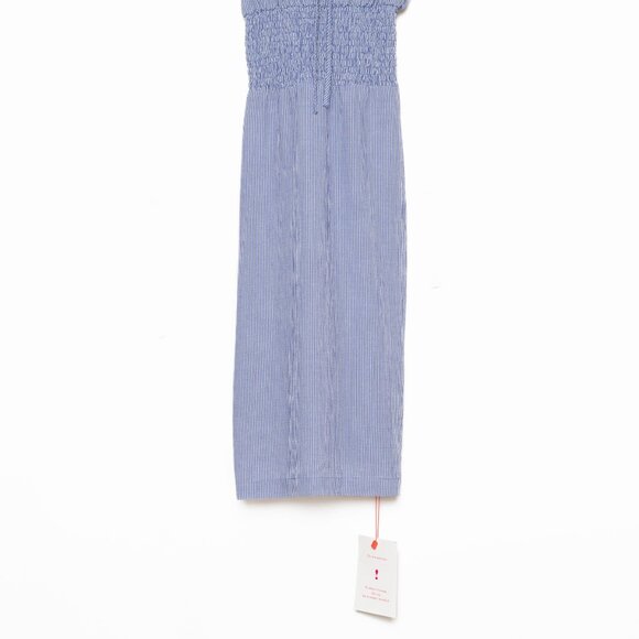 Rouje Cassandre Blue White Bleu Vichy Gingham Smocked Dress - FR 34 / US 2 / XS - Picture 5 of 16